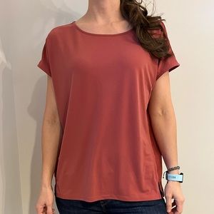Banana Republic Boat Neck Rose Blouse